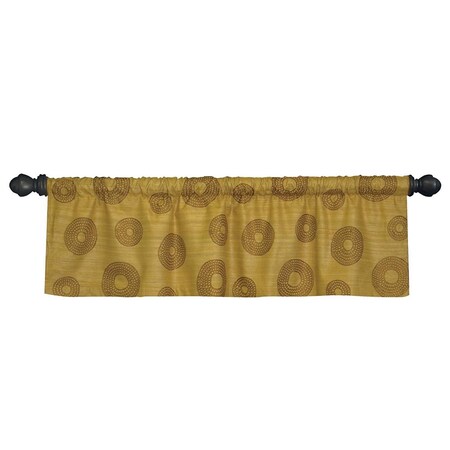Heritage Lace Serenity 52 x 16 in. Valance, Amber Gold SY-5216AG